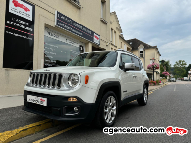 Achat voiture occasion, Auto occasion pas cher | Agence Auto Jeep Renegade 1.6 JTD 120cv Limited + OPTIONS 2EME MAIN Blanc Année: 2016 Manuelle Diesel