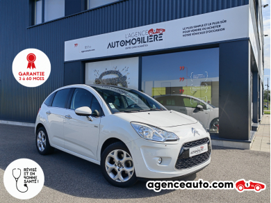 Achat voiture occasion, Auto occasion pas cher | Agence Auto Citroen C3 1.6 VTI 120 EXCLUSIVE "1ère Main" Blanc Année: 2010 Manuelle Essence