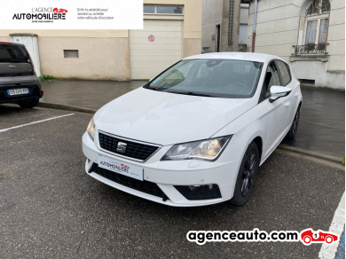 Achat voiture occasion, Auto occasion pas cher | Agence Auto Seat Leon 1.5 TSI 130CH STYLE BVM6 Blanc Année: 2020 Manuelle Essence