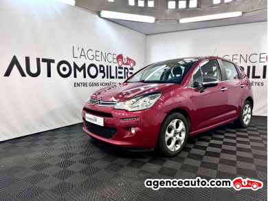 Achat voiture occasion, Auto occasion pas cher | Agence Auto Citroen C3 1.2 80 CONFORT (1ere Main, Distribution faite) Rouge Année: 2015 Manuelle Essence