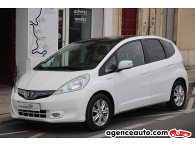 Achat voiture occasion, Auto occasion pas cher | Agence Auto Honda Jazz 1.4 IVTEC HYBRID 100H 90 FULL-HYBRID LUXURY BVA ( Entretien HONDA, Moteur à chaîne ... ) Blanc Année: 2015 Automatique Hybride