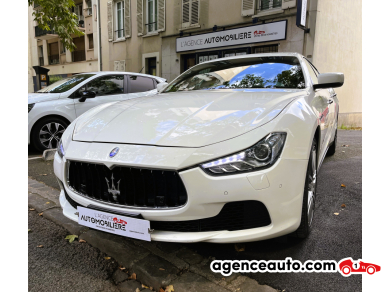 Achat voiture occasion, Auto occasion pas cher | Agence Auto Maserati Ghibli III 3.0 V6 DIESEL Blanc Année: 2017 Automatique Diesel