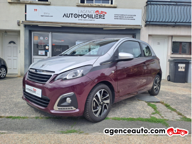 Achat voiture occasion, Auto occasion pas cher | Agence Auto Peugeot 108 82 cv ALLURE Bi-ton 1ère main - Suivi Complet Peugeot Violet Année: 2016 Manuelle Essence