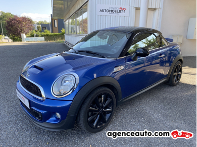 Achat voiture occasion, Auto occasion pas cher | Agence Auto Mini Cooper II (R58) Coupé Cooper S 1.6 i 16V Turbo 184 cv Bleu Année: 2013 Manuelle Essence