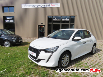 Achat voiture occasion, Auto occasion pas cher | Agence Auto Peugeot 208 Affaire 1.5 HDi Premium Pack 100Cv Blanc Année: 2021 Manuelle Diesel