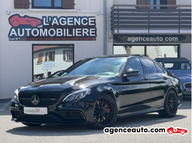 Achat voiture occasion, Auto occasion pas cher | Agence Auto Mercedes Classe C 63 AMG 4.0 V8 Bi-Turbo 476ch Noir Année: 2015 Automatique Essence