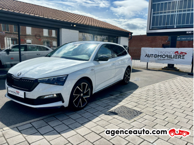 Achat voiture occasion, Auto occasion pas cher | Agence Auto Skoda Scala 1.5  TSI 150 CV  MONTE-CARLO DSG7 Blanc Année: 2021 Automatique Essence