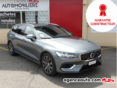 Achat voiture occasion, Auto occasion pas cher | Agence Auto Volvo V60 T6 eAWD Twin Engine Inscription Geartronic Gris Année: 2020 Automatique Hybride