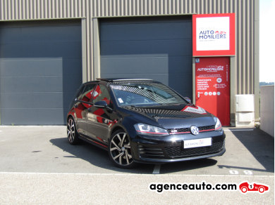 Achat voiture occasion, Auto occasion pas cher | Agence Auto Volkswagen Golf 2.0 TSI 230ch DSG6 5p. Noir Année: 2014 Automatique Essence