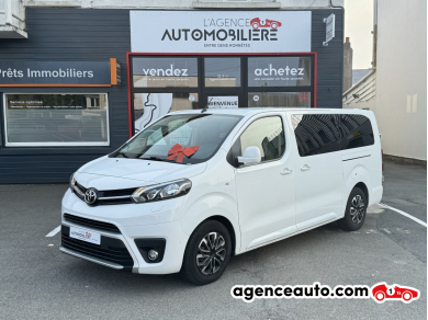 Aankoop Gebruikte Auto, Goedkope Gebruikte Auto | Agence Auto Toyota PROACE 2.0 D4D 150ch BVM6 Combi Long DYNAMIC Wit Jaar: 2019 Handgeschakelde auto Diesel