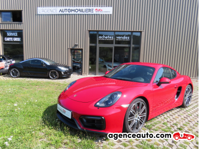 Achat voiture occasion, Auto occasion pas cher | Agence Auto Porsche Cayman 981 GTS 3.4L 340Cv Rouge Année: 2016 Automatique Essence