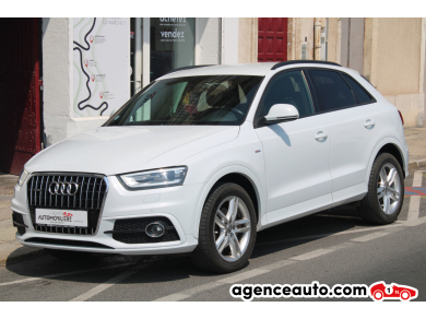 Achat voiture occasion, Auto occasion pas cher | Agence Auto Audi Q3 2.0 TFSI 170 S-LINE QUATTRO ( Entretien Audi, Moteur à chaîne, Attelage ... ) Blanc Année: 2013 Manuelle Essence