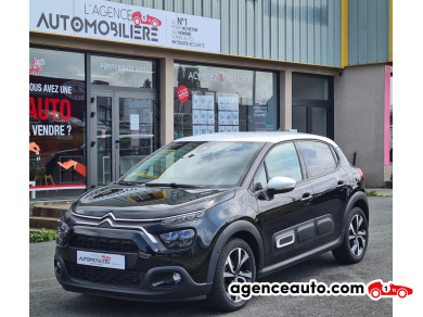 Achat voiture occasion, Auto occasion pas cher | Agence Auto Citroen C3 1.5 BLUEHDI 102 CH SHINE PACK Noir Année: 2021 Manuelle Diesel