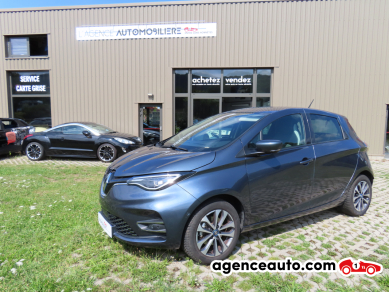 Achat voiture occasion, Auto occasion pas cher | Agence Auto Renault Zoe Phase 2 R110 52 kWh Intens 109 cv Gris Année: 2020 Automatique Électrique