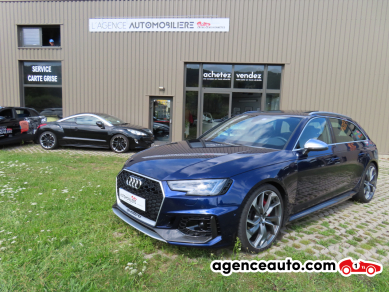 Achat voiture occasion, Auto occasion pas cher | Agence Auto Audi Rs4 Avant 2.9 V6 TFSI Quatro 450Cv Bleu Année: 2018 Automatique Essence