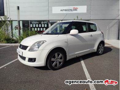 Achat voiture occasion, Auto occasion pas cher | Agence Auto Suzuki Swift 1.3 VVT 92CH Blanc Année: 2007 Manuelle Essence