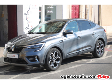 Achat voiture occasion, Auto occasion pas cher | Agence Auto Renault Arkana 1.6 E-TECH 145H 95 FULL-HYBRID HYBRID INTENS BVA ( Entretien RENAULT, 1ère main, Carplay ... ) Gris Année: 2022 Automatique Hybride