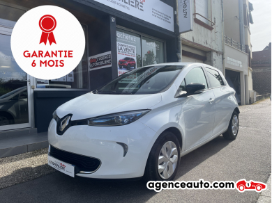 Achat voiture occasion, Auto occasion pas cher | Agence Auto Renault Zoe 23.3 Kwh LIFE Blanc Année: 2016 Automatique Électrique