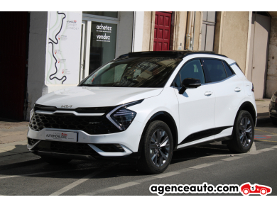 Achat voiture occasion, Auto occasion pas cher | Agence Auto Kia Sportage 1.6 T-GDI HYBRID 230H 180 HEV GT LINE PREMIUM 4X4 BVA (Garantie constructeur, 4WD) Blanc Année: 2023 Automatique Hybride