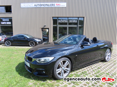 Achat voiture occasion, Auto occasion pas cher | Agence Auto Bmw Série 4 Cabriolet 435i 3.0 24V M Sport 306Cv Noir Année: 2015 Automatique Essence