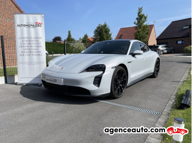 Achat voiture occasion, Auto occasion pas cher | Agence Auto Porsche Taycan GTS Station Wagon Turbo 4X4 598 cv Boîte auto Gris Année: 2022 Automatique Électrique