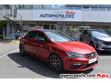 Achat voiture occasion, Auto occasion pas cher | Agence Auto Seat Leon FR III Phase 2 1.8 TFSI 16V DSG7 180 cv Boîte auto Rouge Année: 2017 Automatique Essence