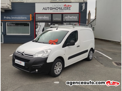 Achat voiture occasion, Auto occasion pas cher | Agence Auto Citroen Berlingo 1.6 BlueHDi 100 ch BVM5 Business (GPS + CLIM) Blanc Année: 2016 Manuelle Diesel