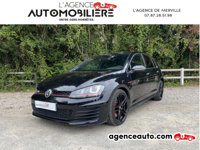 Achat voiture occasion, Auto occasion pas cher | Agence Auto Volkswagen Golf VII 2.0 TSI 220 BLUEMOTI...G6 5P Noir Année: 2015 Automatique Essence