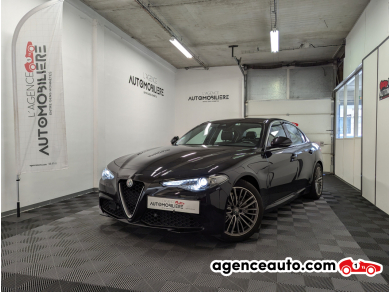 Achat voiture occasion, Auto occasion pas cher | Agence Auto Alfa Romeo Giulia II 2.0 TB 200 LUSSO AT8 Noir Année: 2018 Automatique Essence