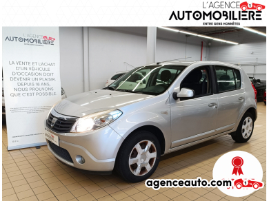 Achat voiture occasion, Auto occasion pas cher | Agence Auto Dacia Sandero 1.4 MPI 72 GPL Gris Année: 2010 Manuelle Essence, GPL