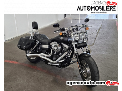 Achat voiture occasion, Auto occasion pas cher | Agence Auto Harley Davidson Fat Bob Dyna 1690 cm3 Noir Année: 2012 Manuelle Essence