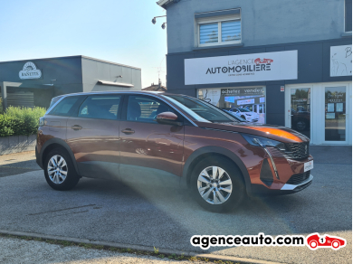 Achat voiture occasion, Auto occasion pas cher | Agence Auto Peugeot 5008 1.5 BlueHDi 130 Active Business - 7 places - Attelage Orange Année: 2022 Manuelle Diesel