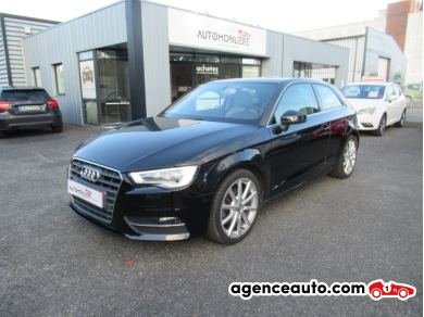 Achat voiture occasion, Auto occasion pas cher | Agence Auto Audi A3 2.0TDI 184 Ch FAP Ambition Luxe quattro S tronic 6 Noir Année: 2014 Automatique Diesel