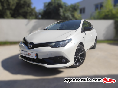 Achat voiture occasion, Auto occasion pas cher | Agence Auto Toyota Auris 1.8 HSD 136H 100 FULL-HYBRID COLLECTION BVA Blanc Année: 2018 Automatique Hybride