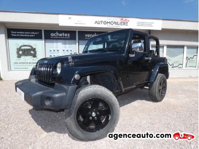 Achat voiture occasion, Auto occasion pas cher | Agence Auto Jeep Wrangler 2.8 CRD 200 SAHARA AWD BVA Noir Année: 2011 Automatique Diesel