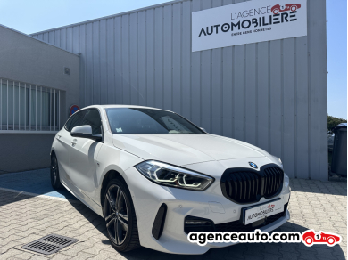 Achat voiture occasion, Auto occasion pas cher | Agence Auto Bmw Série 1 118i 136 ch PACK 7 M Sport Blanc Année: 2022 Automatique Essence