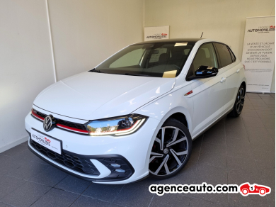 Achat voiture occasion, Auto occasion pas cher | Agence Auto Volkswagen Polo VI 2.0 TSI 207 CV GTI DSG7 - GARANTIE CONSTRUCTEUR 2027 Blanc Année: 2023 Automatique Essence