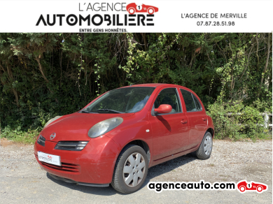 Achat voiture occasion, Auto occasion pas cher | Agence Auto Nissan Micra 1.5 DCI 65 ACENTA 5P Rouge Année: 2005 Manuelle Diesel