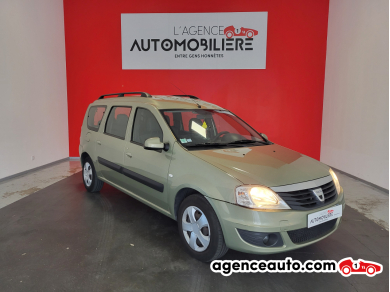 Achat voiture occasion, Auto occasion pas cher | Agence Auto Dacia Logan LOGAN 1.5 DCI 85 LAUREATE 7 PLACES + DISTRIBUTION OK Vert Année: 2009 Manuelle Diesel