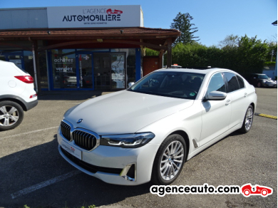 Achat voiture occasion, Auto occasion pas cher | Agence Auto Bmw Série 5 3.0 530 D 286 LUXURY XDRIVE BVA8 Blanc Année: 2023 Automatique Diesel