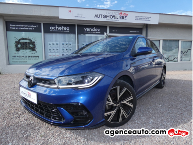 Achat voiture occasion, Auto occasion pas cher | Agence Auto Volkswagen Polo 1.0 TSI 95 R-LINE Bleu Année: 2021 Manuelle Essence