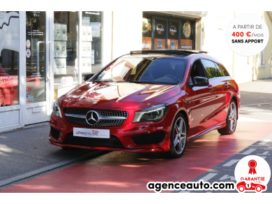 Achat voiture occasion, Auto occasion pas cher | Agence Auto Mercedes Classe CLA Shooting Brake 220d 177 Fascination Pack AMG 7G-DCT (TO, Sièges chauffants...) Rouge Année: 2015 Automatique Diesel