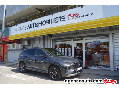 Achat voiture occasion, Auto occasion pas cher | Agence Auto Hyundai Tucson 1.6 HYBRID 230 N LINE EXECUTIVE Gris Année: 2023 Automatique Hybride