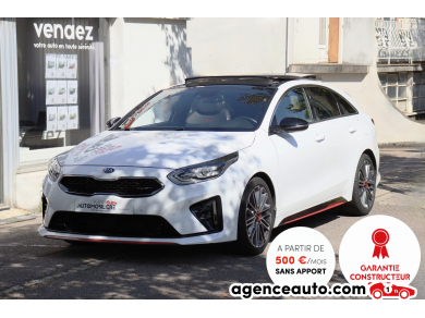 Achat voiture occasion, Auto occasion pas cher | Agence Auto Kia ProCeed Shooting Brake 1.6 T-GDI 204 GT DCT7 (Toit Ouvrant,CarPlay,Caméra) Blanc Année: 2020 Automatique Essence