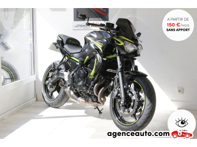 Achat voiture occasion, Auto occasion pas cher | Agence Auto Kawasaki Z 650 SE A2 (SP Connect, Rizoma, Akrapovic, Selle confort) Noir Année: 2020 Manuelle Essence