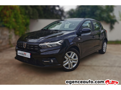 Achat voiture occasion, Auto occasion pas cher | Agence Auto Dacia Sandero 1.0 SCE 65 CONFORT Noir Année: 2021 Manuelle Essence