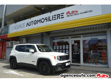 Achat voiture occasion, Auto occasion pas cher | Agence Auto Jeep Renegade 1.6 MultiJet S&S 120ch Limited Blanc Année: 2018 Automatique Diesel