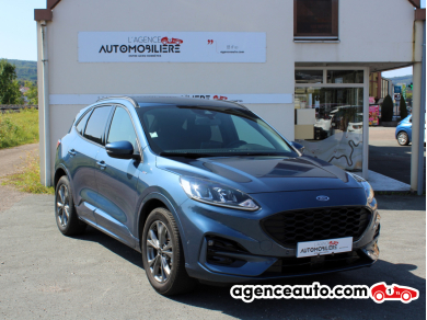 Achat voiture occasion, Auto occasion pas cher | Agence Auto Ford Kuga 2.5 Duratec 190 CH Flexifuel FHEV E85 Powershift ST LINE Bleu Année: 2022 Automatique Hybride