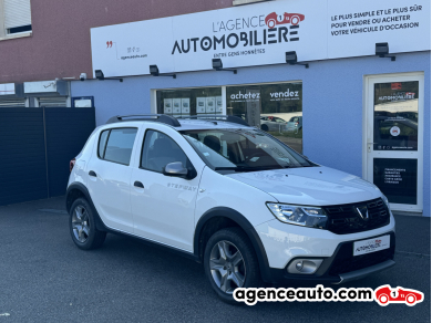 Achat voiture occasion, Auto occasion pas cher | Agence Auto Dacia Sandero Stepway 0,9tce 90ch Blanc Année: 2019 Manuelle Essence