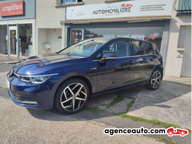 Achat voiture occasion, Auto occasion pas cher | Agence Auto Volkswagen Golf VIII 1.5 E-TFSI DSG7 STYLE 150 cv Boîte auto attelage Bleu Année: 2022 Automatique Essence